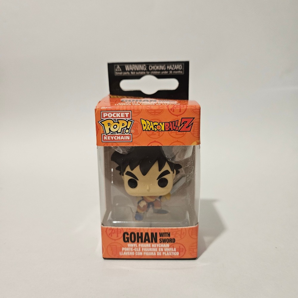Funko Pocket Pop Keychain Dragon Ball Z Gohan with Sword Vinyl Figure